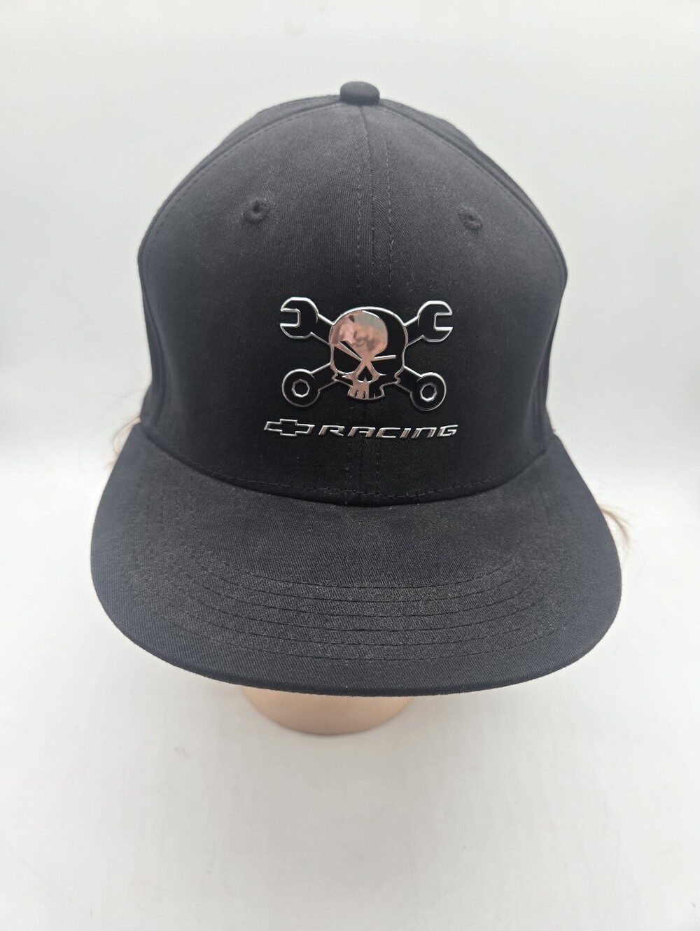 Chevy Racing Mr. Crosswrench Flat Bill Hat.  One Size Fits Most